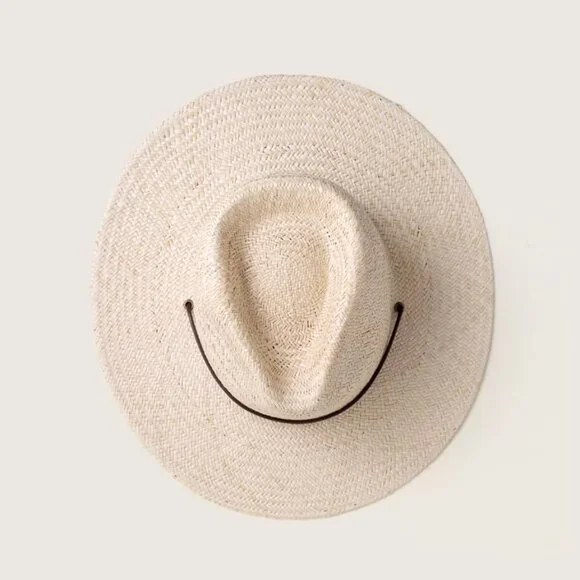 Will & Bear Rider Bone White Palm Straw Hat Size Small NWT Rider Bone | White Palm Straw Hat – Will & Bear America main image 4